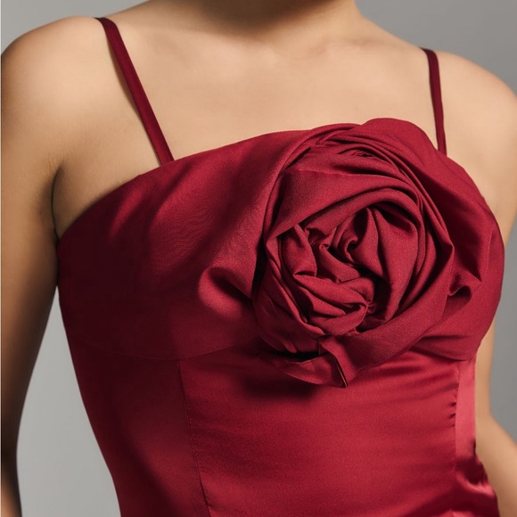 Rosette 3D silky tank, Anthropology, Let me be Brand - Picture 1 of 6